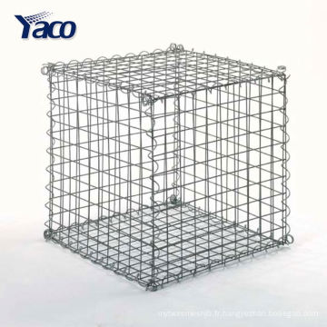 Anticorrosion Anti-Vieillissement 1 * 1 * 1 M Boîte Gabion soudée